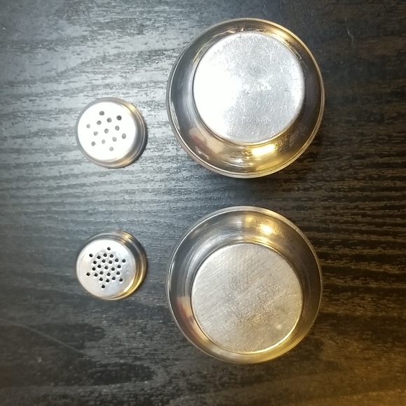 Depression Era Aluminum No Tip Weighted Salt & Pepper Shakers - Picture 5 of 11